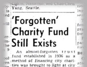 Historical photo - Forgotten Charity Fund Still Exists