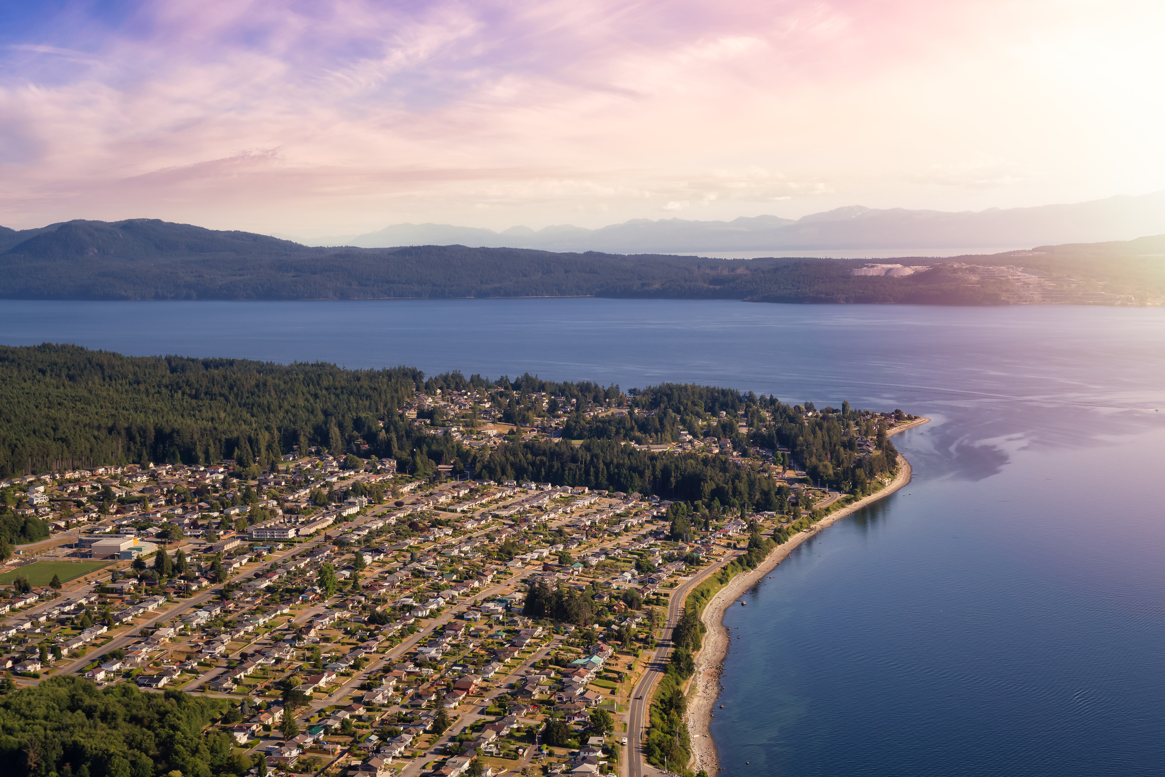 View of the ocean stock image.