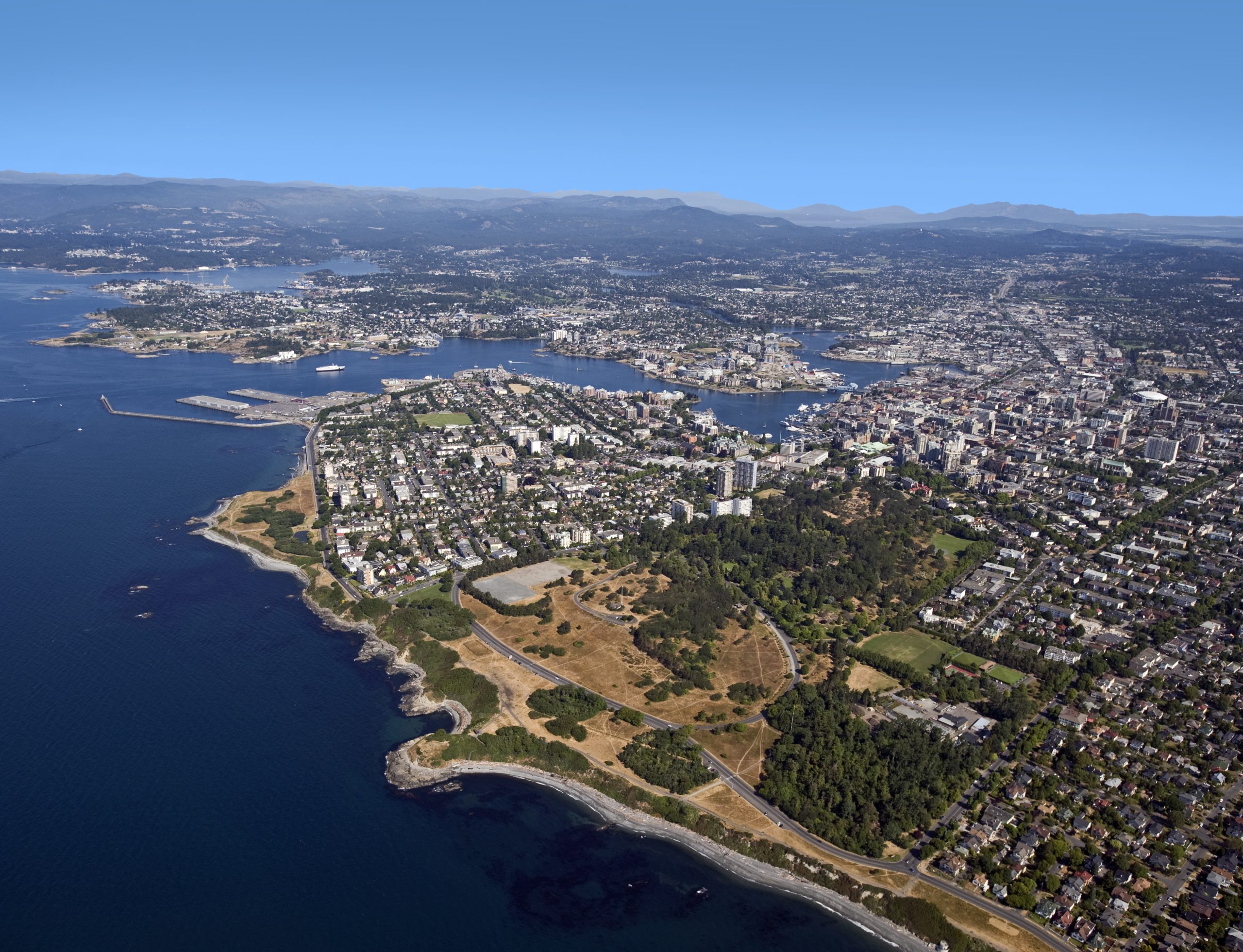 Victoria BC from the air