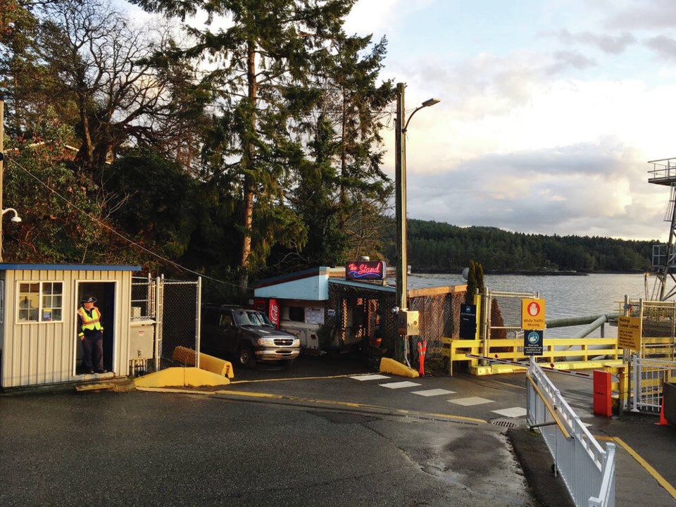 B.C Ferries’ Otter Bay terminal on Pender Island.