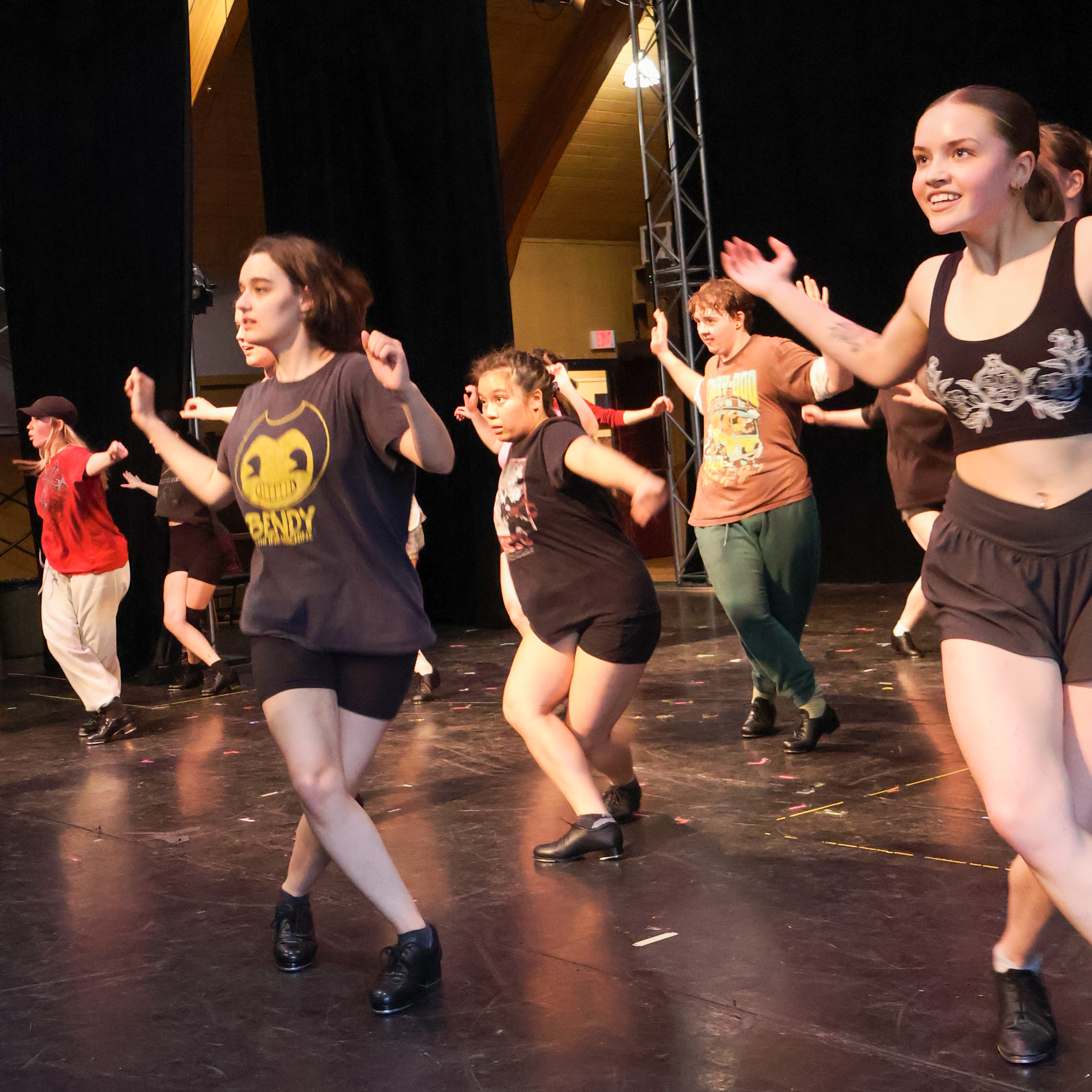 Canadian College of Performing Arts students rehearse "Newsies"