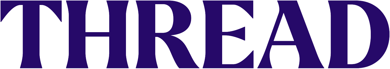 Thread logo, dark purple