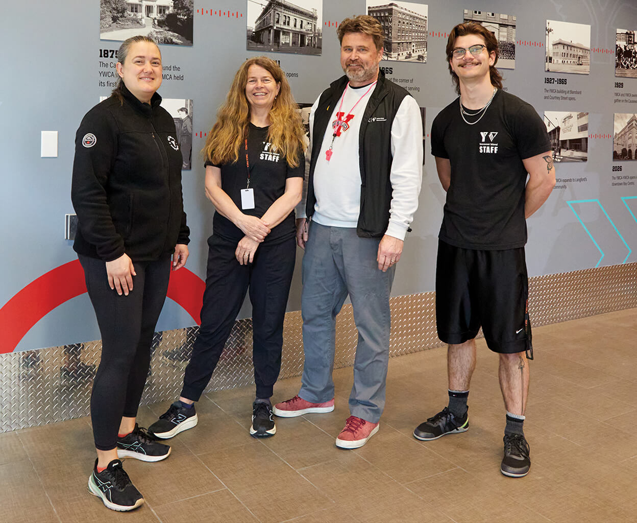 YMCA-YWCA staff and Derek Gent, CEO